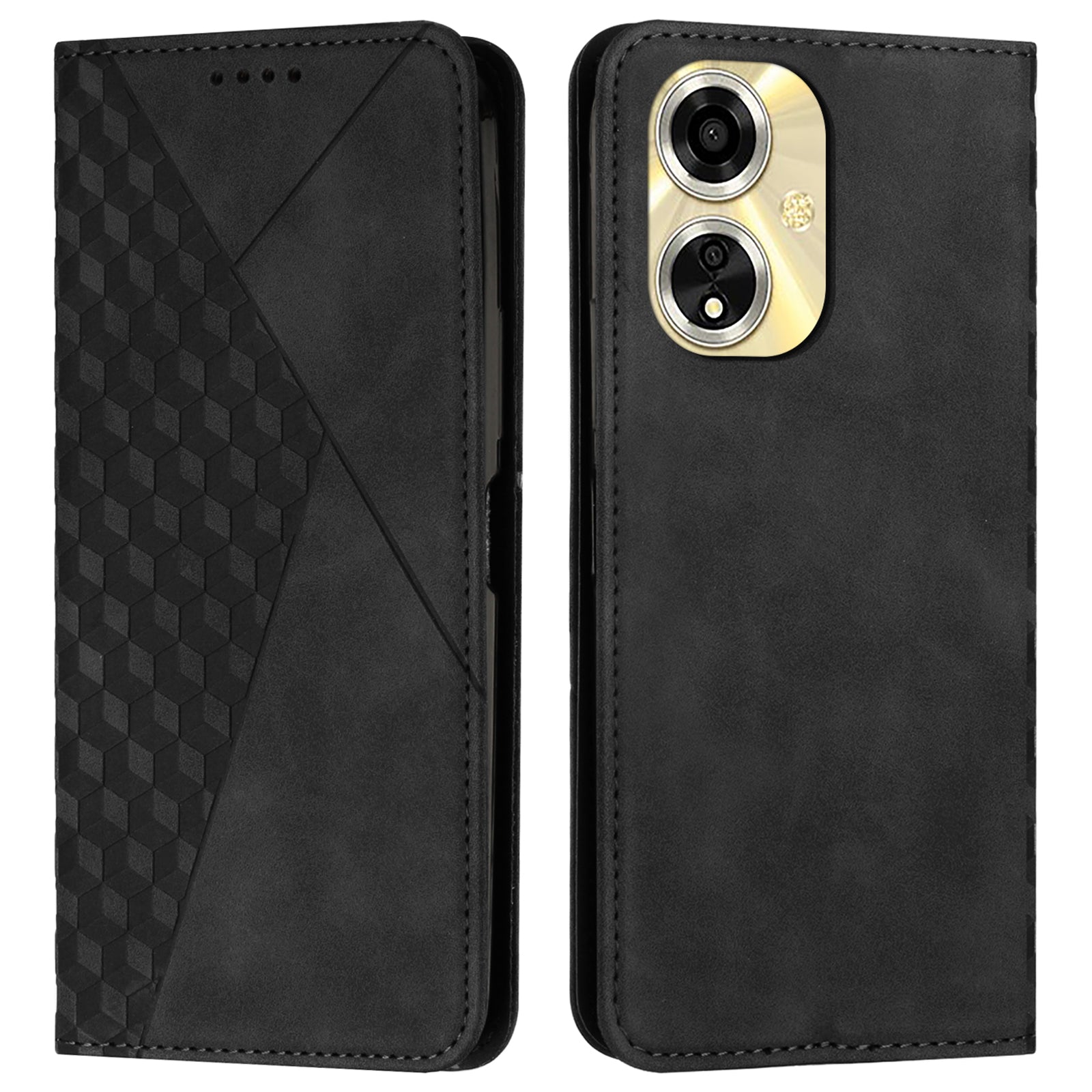 For Oppo A59 5G / A2m 5G Wallet Case Rhombus PU Leather Folio Phone Cover For Oppo A59 5G / A2m 5G Wallet Case Rhombus PU Leather Folio Phone Cover